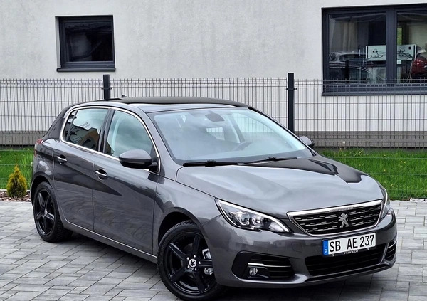 Peugeot 308 cena 45900 przebieg: 70000, rok produkcji 2018 z Radom małe 407